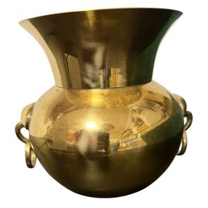 Vintage Brass Vase or Spittoon